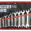 Bộ cờ lê 2 đầu miệng 12 chi tiết hệ mét Từ 6-32mm YATO YT-0381 Bộ cờ lê 2 đầu miệng 12 chi tiết hệ mét Từ 6-32mm YATO YT-0381