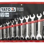 Bộ cờ lê 2 đầu miệng 12 chi tiết hệ mét Từ 6-32mm YATO YT-0381