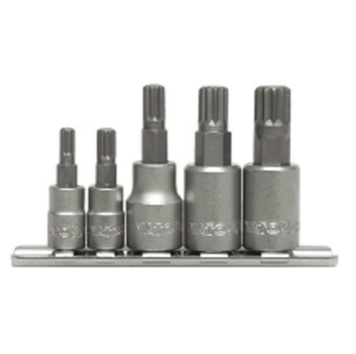 Bộ 5 tuýp mũi sao 12 cạnh 1/4''-3/8" M5-M12 YATO YT-0433 Bộ 5 tuýp mũi sao 12 cạnh 1/4''-3/8" M5-M12 YATO YT-0433