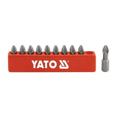 Bộ đầu vít 4 cạnh - lục giác 1/4' PH 10 chi tiết YT-0473 Bộ đầu vít 4 cạnh - lục giác 1/4' PH 10 chi tiết YT-0473