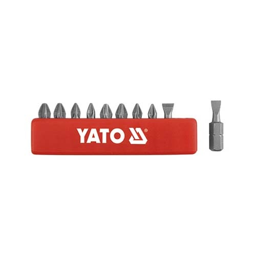 Bộ đầu vít - lục giác 1/4 inch 10 chi tiết YT-0482 Bộ đầu vít - lục giác 1/4 inch 10 chi tiết YT-0482