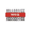 Bộ đầu vít (+)(-) - lục giác 1/4 inch 10 chi tiết YT-0483 Bộ đầu vít (+)(-) - lục giác 1/4 inch 10 chi tiết YT-0483