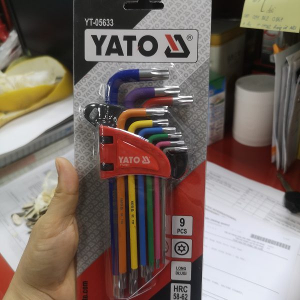 Bộ Lục Giác Torx 9 Chi Tiết YATO YT-05633 Bộ Lục Giác Torx 9 Chi Tiết YATO YT-05633