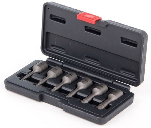 Bộ 6 khẩu 3/8" nhổ ốc bulong hỏng 2-10mm đảo chiều Yato YT-0623 - Ba Lan