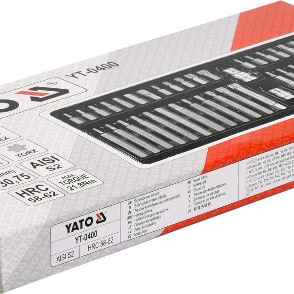 Bộ Mũi Lục Giác - Torx - Spline 40 Chi Tiết YATO YT-0400 Bộ Mũi Lục Giác - Torx - Spline 40 Chi Tiết YATO YT-0400