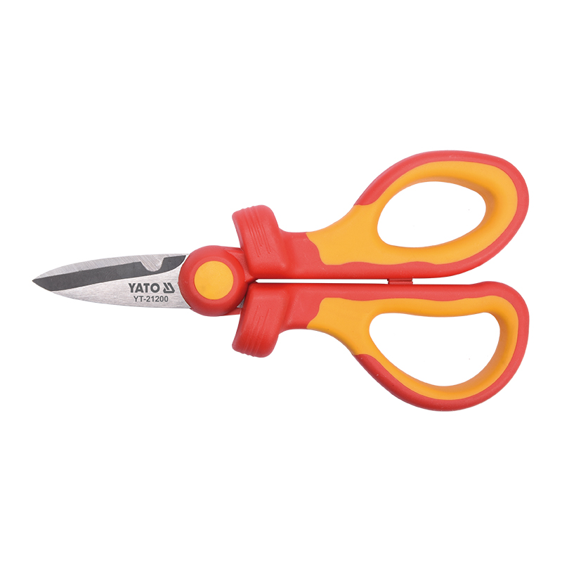 Kéo Cắt Điện Cách Điện YATO YT-21200 – Thân Thép Không Gỉ, Chống Mài Mòn, Cách Điện 1000V, Dài 160mm Kéo Cắt Điện Cách Điện YATO YT-21200 – Thân Thép Không Gỉ, Chống Mài Mòn, Cách Điện 1000V, Dài 160mm