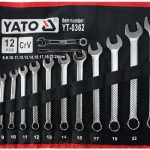 Bộ cờ lê vòng miệng 12 chi tiết 8-24mm YATO YT-0362