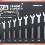Bộ cờ lê vòng miệng 12 chi tiết 8-19mm Yato YT-03621