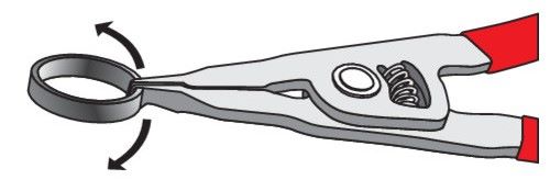 Kìm Tháo Lắp Phe (Lock-ring pliers) YATO YT-0607 Kìm Tháo Lắp Phe (Lock-ring pliers) YATO YT-0607