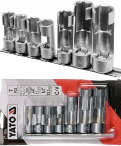 Bộ tuýp 3/8" 1/2" tháo cảm biến Oxy 7 chi tiết Yato YT-17508 - Ba Lan Bộ tuýp 3/8" 1/2" tháo cảm biến Oxy 7 chi tiết Yato YT-17508 - Ba Lan