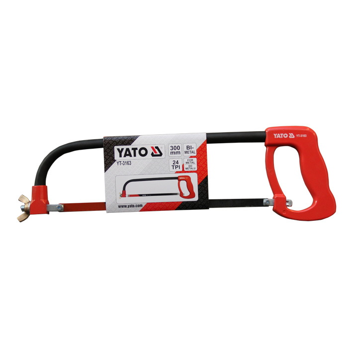 Khung Cưa Sắt YATO YT-3163 – 300mm, Thép Bi-Metal, 24 TPI Khung Cưa Sắt YATO YT-3163 – 300mm, Thép Bi-Metal, 24 TPI