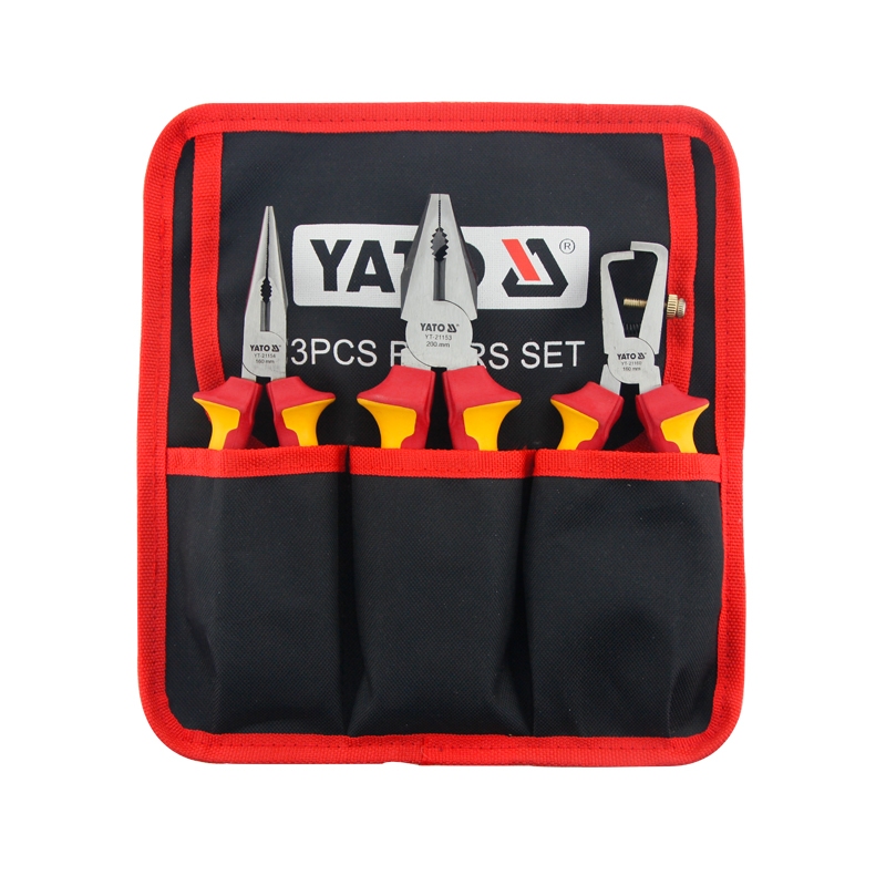 Bộ Kìm Cách Điện YATO YT-39603 – 3 Chi Tiết VDE 1000V Bộ Kìm Cách Điện YATO YT-39603 – 3 Chi Tiết VDE 1000V