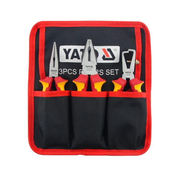 Bộ Kìm Cách Điện YATO YT-39603 – 3 Chi Tiết VDE 1000V