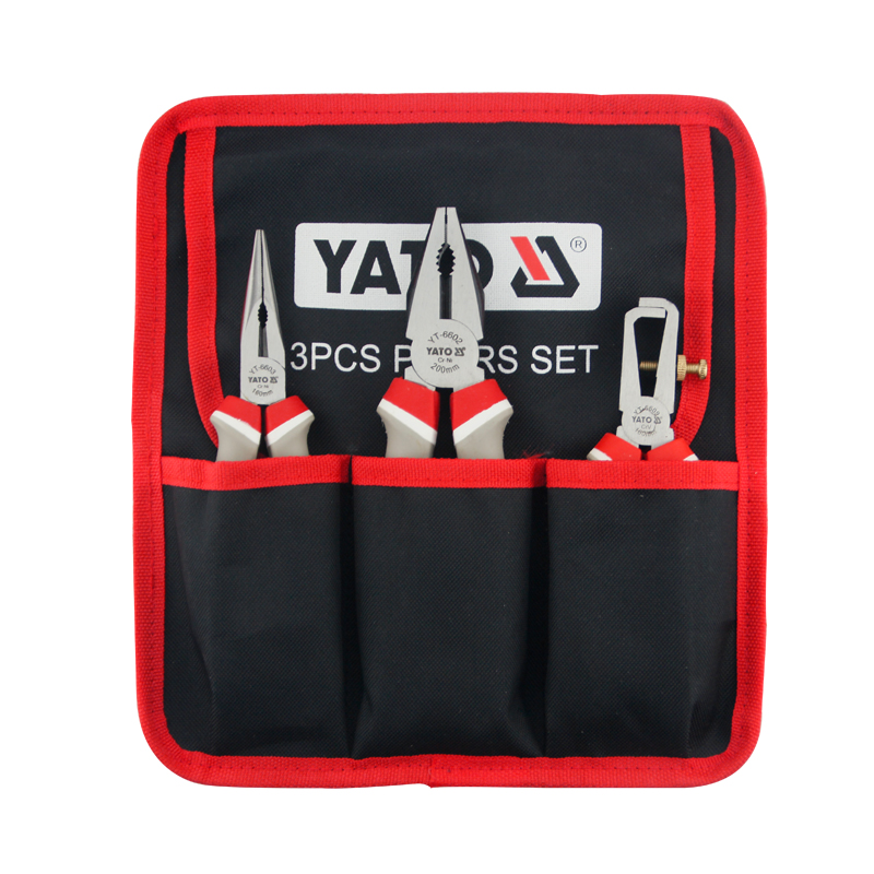 Bộ Kìm YATO YT-39607 – 3 Chi Tiết Kìm Điện Bộ Kìm YATO YT-39607 – 3 Chi Tiết Kìm Điện