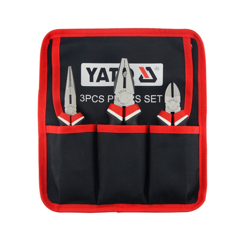 Bộ Kìm YATO YT-39612 – 3 Chi Tiết Kìm Điện Đa Năng Bộ Kìm YATO YT-39612 – 3 Chi Tiết Kìm Điện Đa Năng