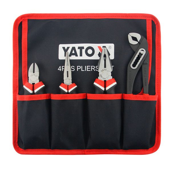 Bộ Kìm YATO YT-39619 – 4 Chi Tiết Kìm Điện & Cơ Khí Đa Năng