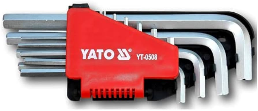 Bộ Lục Giác Dài 10 Chi Tiết YATO YT-0508 Bộ Lục Giác Dài 10 Chi Tiết YATO YT-0508