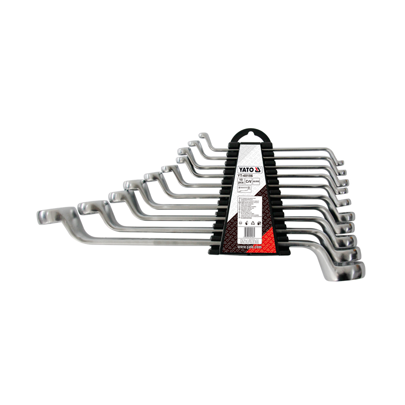 Bộ cờ lê 2 đầu tròng 10 chi tiết YT-48186 Yato - Ba Lan Bộ cờ lê 2 đầu tròng 10 chi tiết YT-48186 Yato - Ba Lan