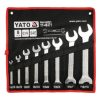 Bộ cờ 2 đầu miệng hệ inch lê 8 chi tiết Từ 1/4"-1-1/8" YATO YT-48371 Bộ cờ 2 đầu miệng hệ inch lê 8 chi tiết Từ 1/4"-1-1/8" YATO YT-48371