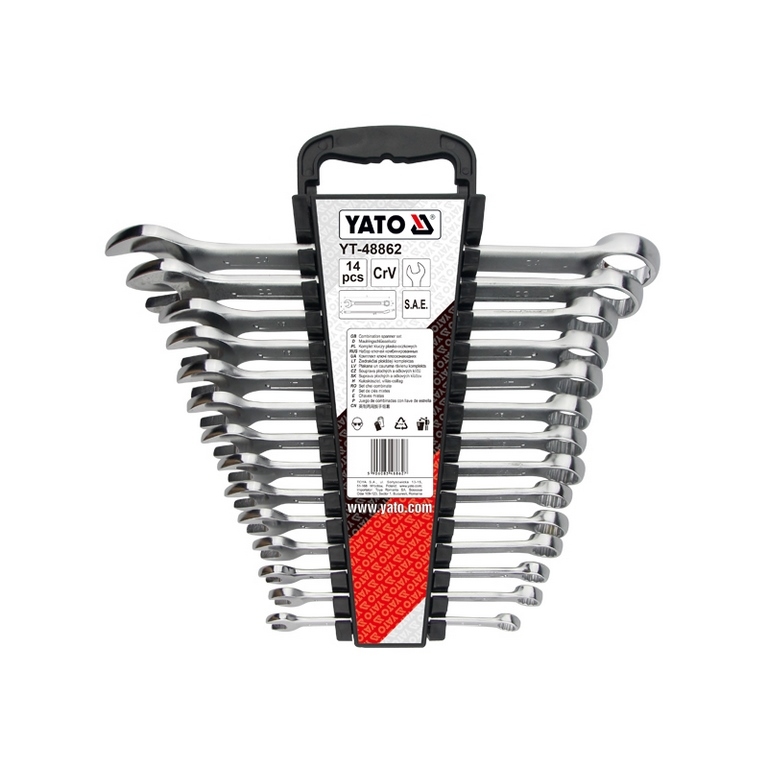 Bộ cờ lê vòng miệng hệ inch 14 chi tiết Yato YT-48862 Ba Lan Bộ cờ lê vòng miệng hệ inch 14 chi tiết Yato YT-48862 Ba Lan