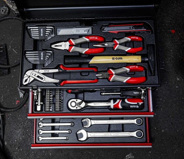 Thùng đồ nghề sửa chữa ĐA NĂNG 80 Món Yato YT-38951 Thùng đồ nghề sửa chữa ĐA NĂNG 80 Món Yato YT-38951