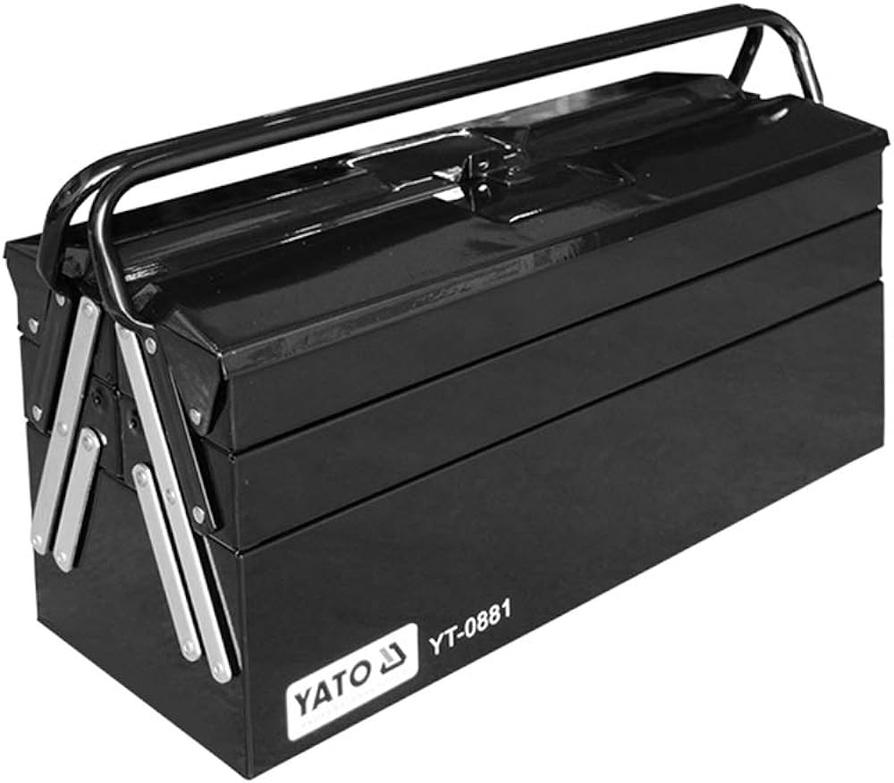 Hộp đựng đồ nghề 5 ngăn 495X200X290mm Yato YT-0881 Hộp đựng đồ nghề 5 ngăn 495X200X290mm Yato YT-0881