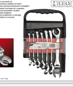 Bộ 7 Cờ Lê Lắc Léo 2 Đầu Miệng YATO YT-0190 (8-17mm) Bộ 7 Cờ Lê Lắc Léo 2 Đầu Miệng YATO YT-0190 (8-17mm)