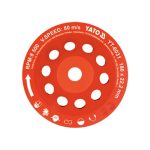 Đĩa Mài Kim Cương Dạng Chén YATO YT-6030 đến YT-6032 – Φ125mm, Mài Bê Tông, Đá Tự Nhiên, Vữa Khô Cực Nhanh & Hiệu Quả