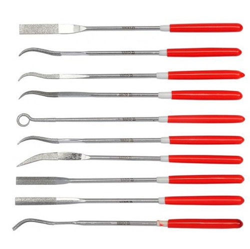 Bộ Dũa Kim Cương Hình Dạng Đặc Biệt YATO YT-6145 – Dài 25mm, Gồm 10 Chi Tiết