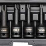Bộ 8 đầu khẩu 1/2" mũi sao T30-T80 Yato YT-1065 - Ba Lan
