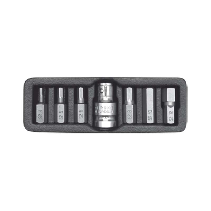 Bộ đầu tuýp 1/2"x10mm và mũi Lục giác 7 chi tiết Yato YT-0412 - Ba Lan Bộ đầu tuýp 1/2"x10mm và mũi Lục giác 7 chi tiết Yato YT-0412 - Ba Lan