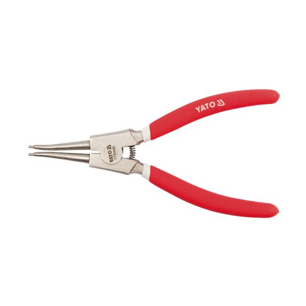Kìm Tháo Lắp Phe Ngoài Mũi Thẳng (Circlip plier - External, Straight nose) YATO