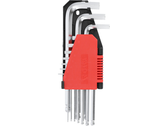 Bộ Lục Giác Đầu Bi Dài 10 Chi Tiết YATO YT-0509 Bộ Lục Giác Đầu Bi Dài 10 Chi Tiết YATO YT-0509