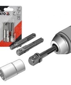 Đầu Chuyển Đổi SDS Plus sang Khẩu 1/4" - 3/8" - 1/2" YATO YT-04686 Đầu Chuyển Đổi SDS Plus sang Khẩu 1/4" - 3/8" - 1/2" YATO YT-04686