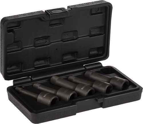 Bộ 5 khẩu 1/2" nhổ ốc bulong hỏng 8-16mm đảo chiều Yato YT-0624 - Ba Lan Bộ 5 khẩu 1/2" nhổ ốc bulong hỏng 8-16mm đảo chiều Yato YT-0624 - Ba Lan