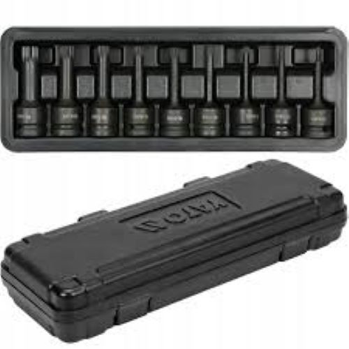 Bộ 9 đầu khẩu 1/2" mũi hoa thị M4-M16 Yato YT-10691 - Ba Lan Bộ 9 đầu khẩu 1/2" mũi hoa thị M4-M16 Yato YT-10691 - Ba Lan