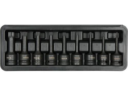 Bộ 9 đầu khẩu 1/2" mũi hoa thị M4-M16 Yato YT-10691 - Ba Lan Bộ 9 đầu khẩu 1/2" mũi hoa thị M4-M16 Yato YT-10691 - Ba Lan