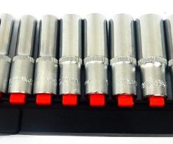 Bộ 9 đầu tuýp dài 3/8" 8-19mm Yato YT-3855 - Ba Lan Bộ 9 đầu tuýp dài 3/8" 8-19mm Yato YT-3855 - Ba Lan