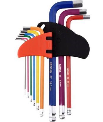 Bộ Lục Giác Đầu Bi 9 Chi Tiết YATO YT-05632 Bộ Lục Giác Đầu Bi 9 Chi Tiết YATO YT-05632