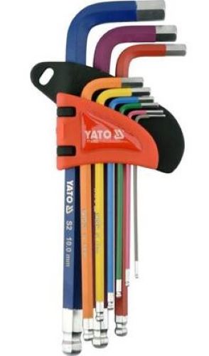 Bộ Lục Giác Đầu Bi 9 Chi Tiết YATO YT-05632 Bộ Lục Giác Đầu Bi 9 Chi Tiết YATO YT-05632