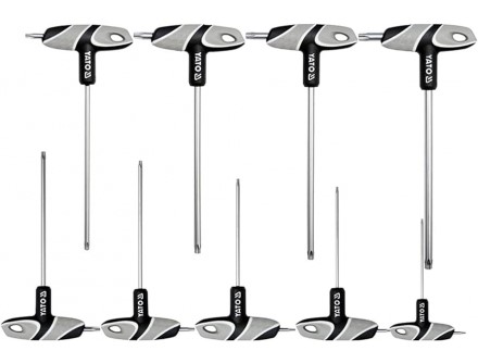 Bộ 9 lục giác sao chữ T T10-T50 Yato YT-05615 - Ba Lan Bộ 9 lục giác sao chữ T T10-T50 Yato YT-05615