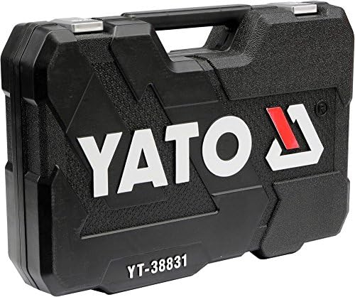 Bộ cờ lê tuýp tay vặn 1/4" 3/8" 1/2" 111 chi tiết Yato YT-38831 - Ba Lan Bộ cờ lê tuýp tay vặn 1/4" 3/8" 1/2" 111 chi tiết Yato YT-38831 - Ba Lan