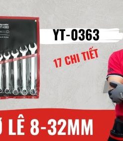 Bộ cờ lê vòng miệng hệ mét 17 chi tiết 8-32mm Yato YT-0363 - Ba Lan Bộ cờ lê vòng miệng hệ mét 17 chi tiết 8-32mm Yato YT-0363 - Ba Lan