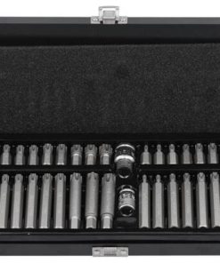 Bộ đầu tuýp 1/2" 3/8" mũi sao có lỗ và mũi Ribe 42 chi tiết Yato YT-0420 - Ba Lan Bộ đầu tuýp 1/2" 3/8" mũi sao có lỗ và mũi Ribe 42 chi tiết Yato YT-0420 - Ba Lan