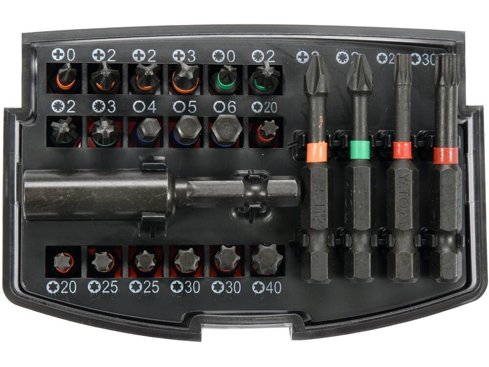 Bộ Đầu Vít Tổng Hợp 1/4" 23 Chi Tiết YATO YT-04621 Bộ Đầu Vít Tổng Hợp 1/4" 23 Chi Tiết YATO YT-04621