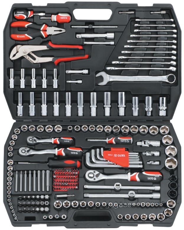 Bộ đồ nghề sửa chữa ôtô chuyên dụng 225 Món Yato YT-38941 Bộ đồ nghề sửa chữa ôtô chuyên dụng 225 Món Yato YT-38941