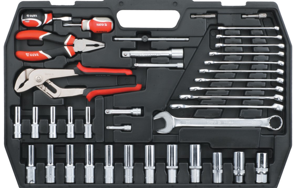 Bộ đồ nghề sửa chữa ôtô chuyên dụng 225 Món Yato YT-38941 Bộ đồ nghề sửa chữa ôtô chuyên dụng 225 Món Yato YT-38941