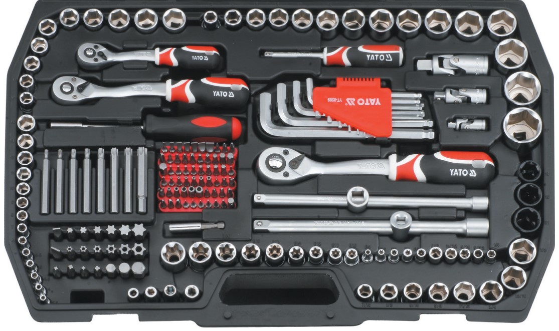 Bộ đồ nghề sửa chữa ôtô chuyên dụng 225 Món Yato YT-38941 Bộ đồ nghề sửa chữa ôtô chuyên dụng 225 Món Yato YT-38941