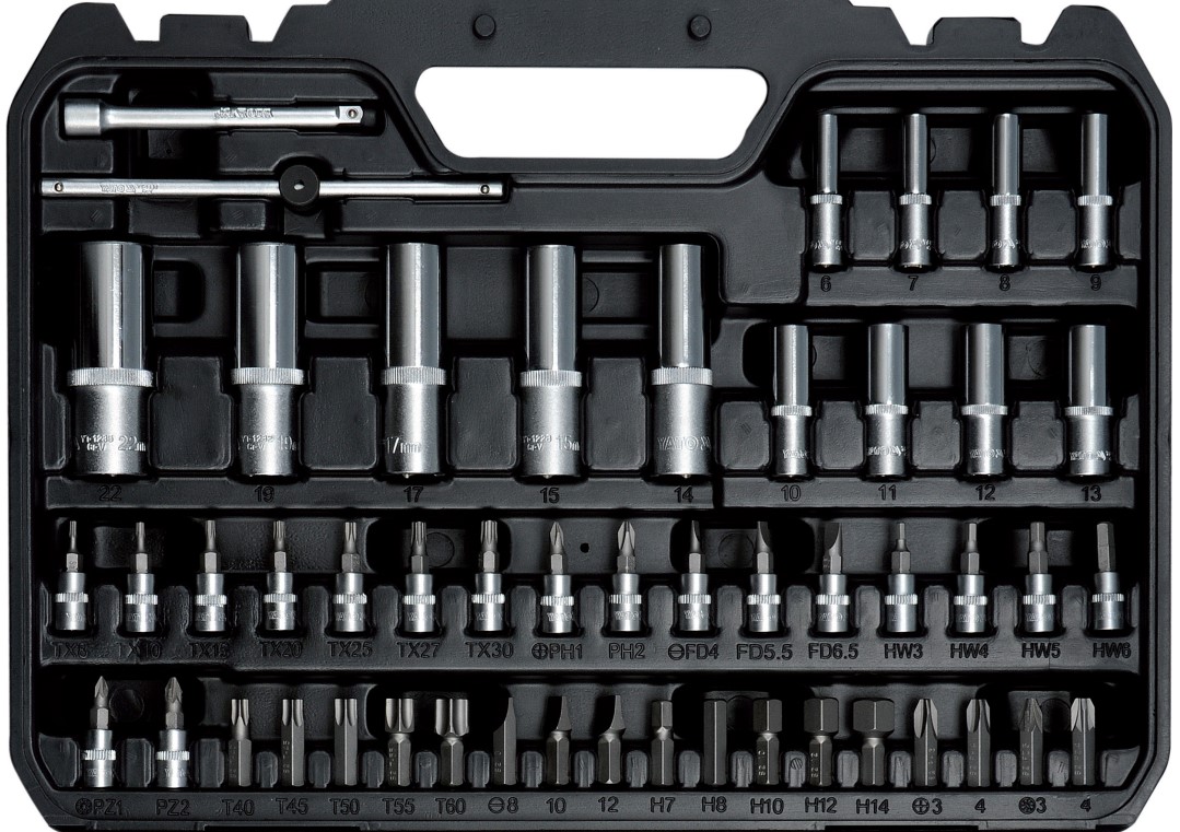 Bộ Dụng Cụ Sửa Chữa 1/4" 1/2" 108 Chi Tiết Yato YT-38791 Bộ Dụng Cụ Sửa Chữa 1/4" 1/2" 108 Chi Tiết Yato YT-38791