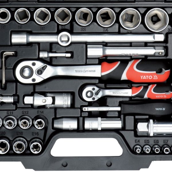 Bộ Dụng Cụ Sửa Chữa 1/4" 1/2" 108 Chi Tiết Yato YT-38791 Bộ Dụng Cụ Sửa Chữa 1/4" 1/2" 108 Chi Tiết Yato YT-38791